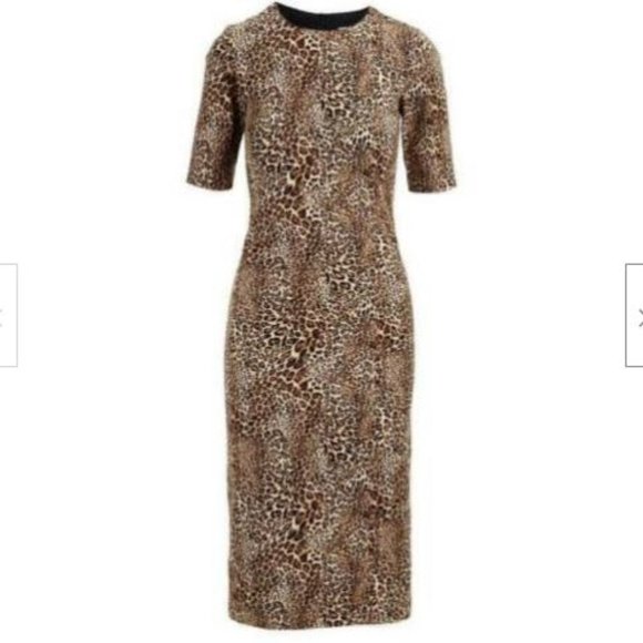 ROAM Dresses & Skirts - ROAM Mykonos Midi Dress Leopard Print X-Small 0-2